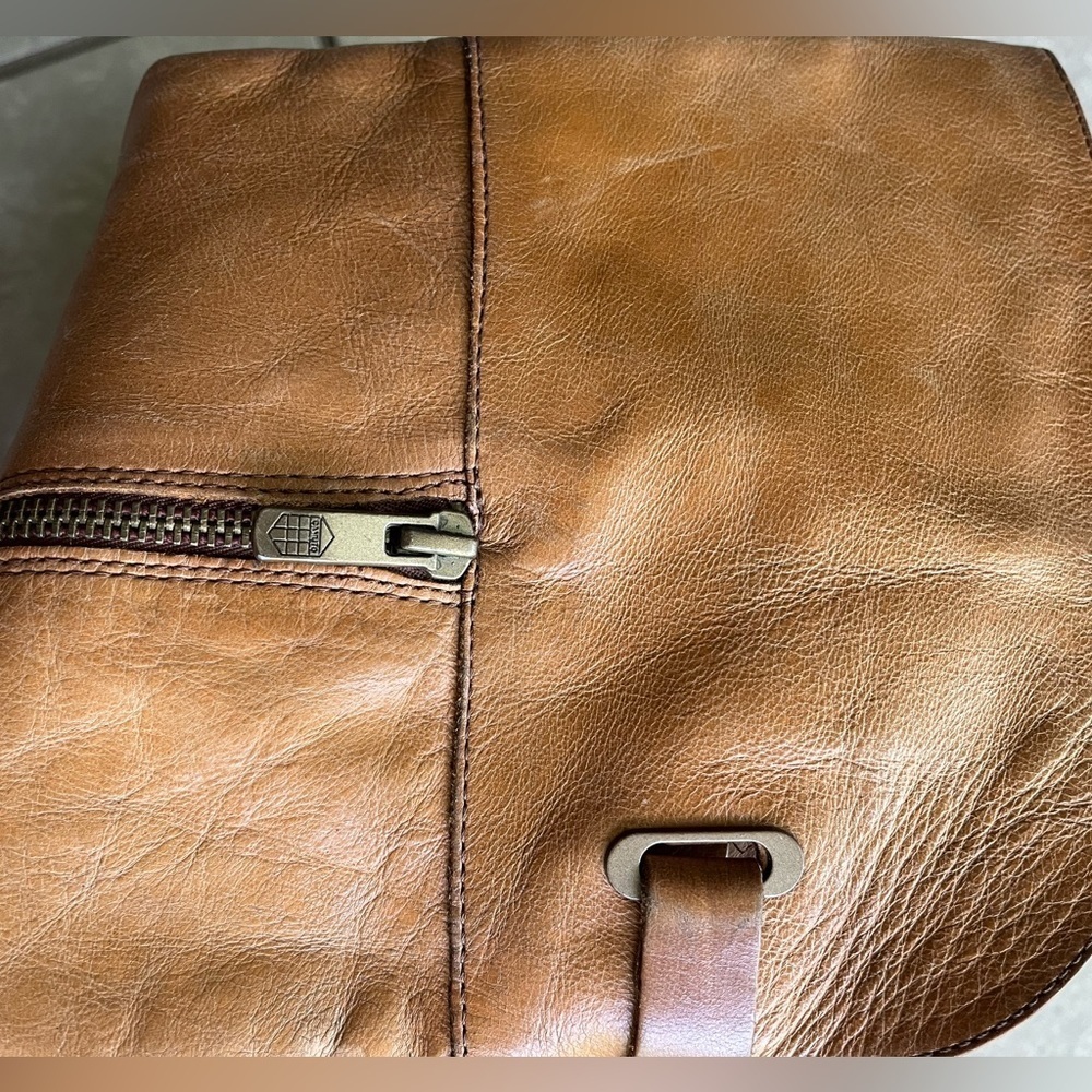 Vince Camuto Brooklee Over The Knee Riding Boots Sz 8 Tan Brown Leather Buckle - Picture 6 of 10